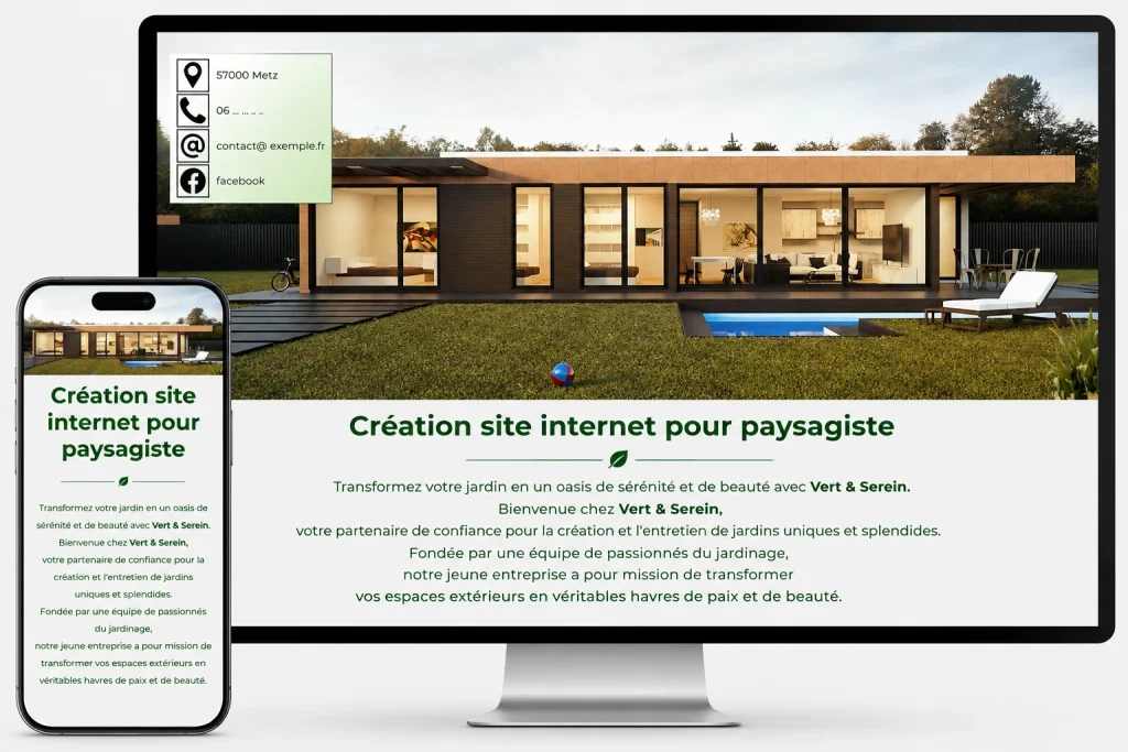 écrans responsive desktop et smartphone
