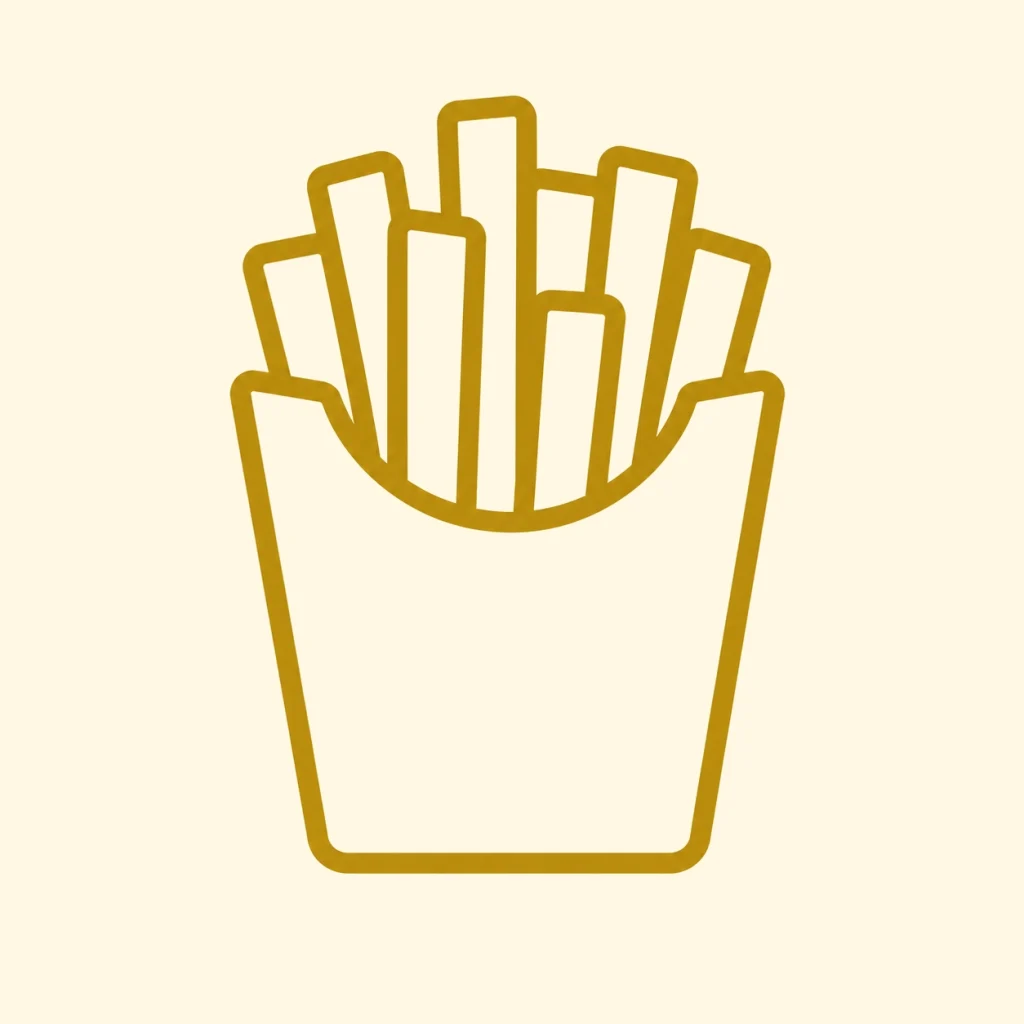 icône frite