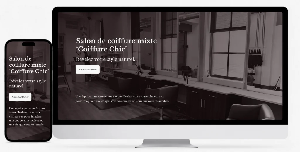 écrans responsive desktop et smartphone